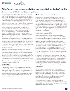 ASC Revenue Cycle Key Performance Indicators to Monitor